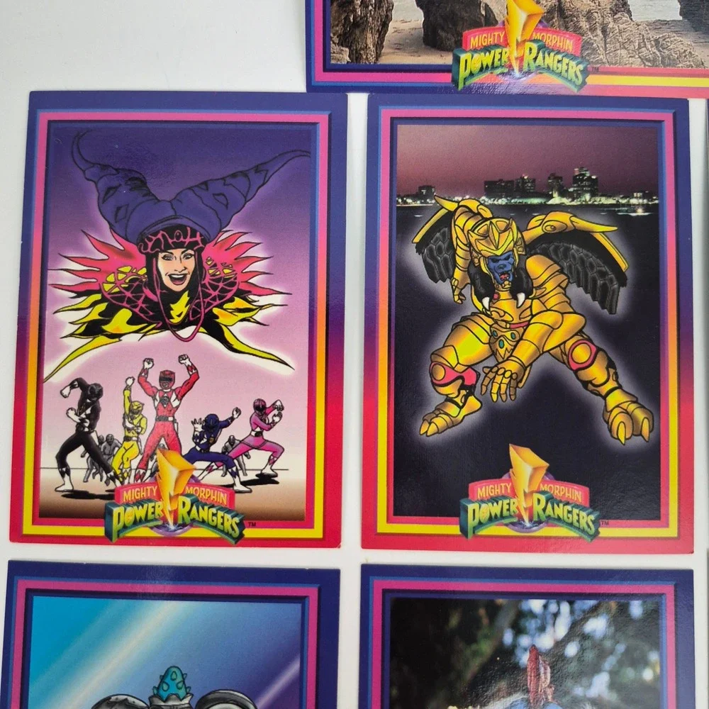 1994 Mighty Morphin Power Rangers Villians Cards Goldar Rita Putty Patrol